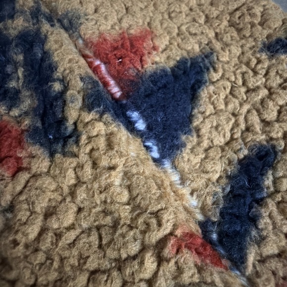 The North Face Campshire Sherpa Vest Women's Size Small Brown Aztec Print - Picture 11 of 12